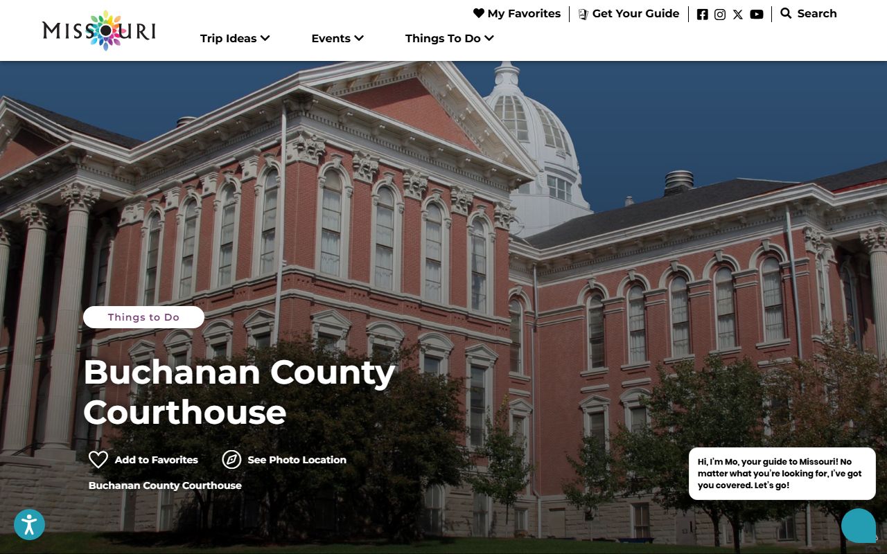 Buchanan County court records courthouse history