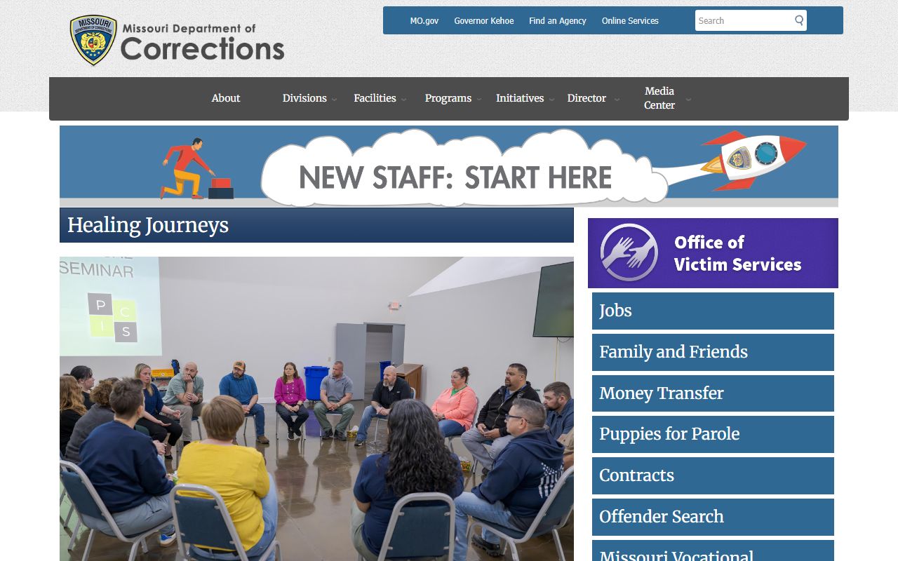 Buchanan County inmate records Missouri Department of Corrections source