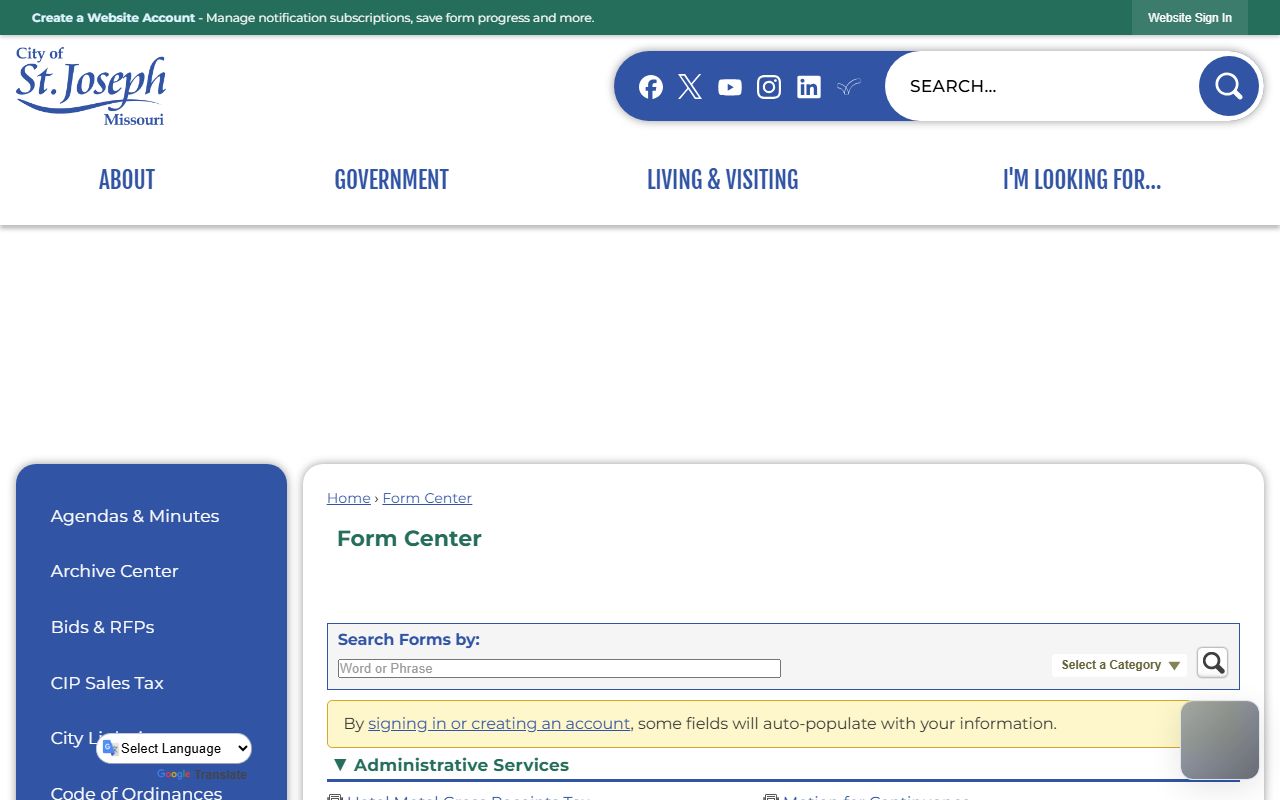 Buchanan County traffic court records St. Joseph Form Center